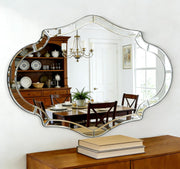Scallop Beveled Wall Mirror