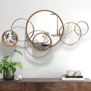 Gold Metal Frame Wall Mirror