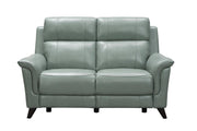 Leather Power Reclining Loveseat
