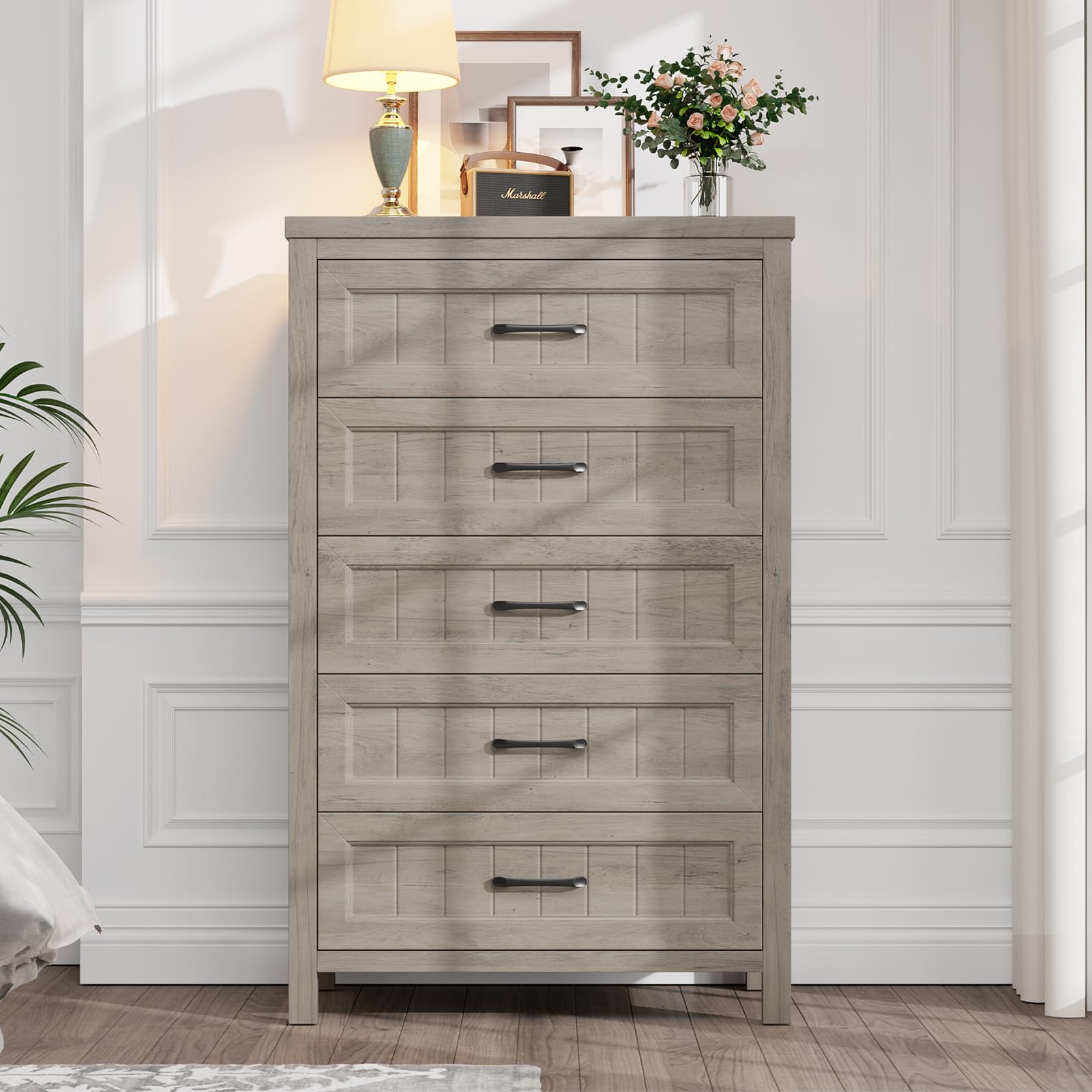 5-Drawer Farmhouse Dresser