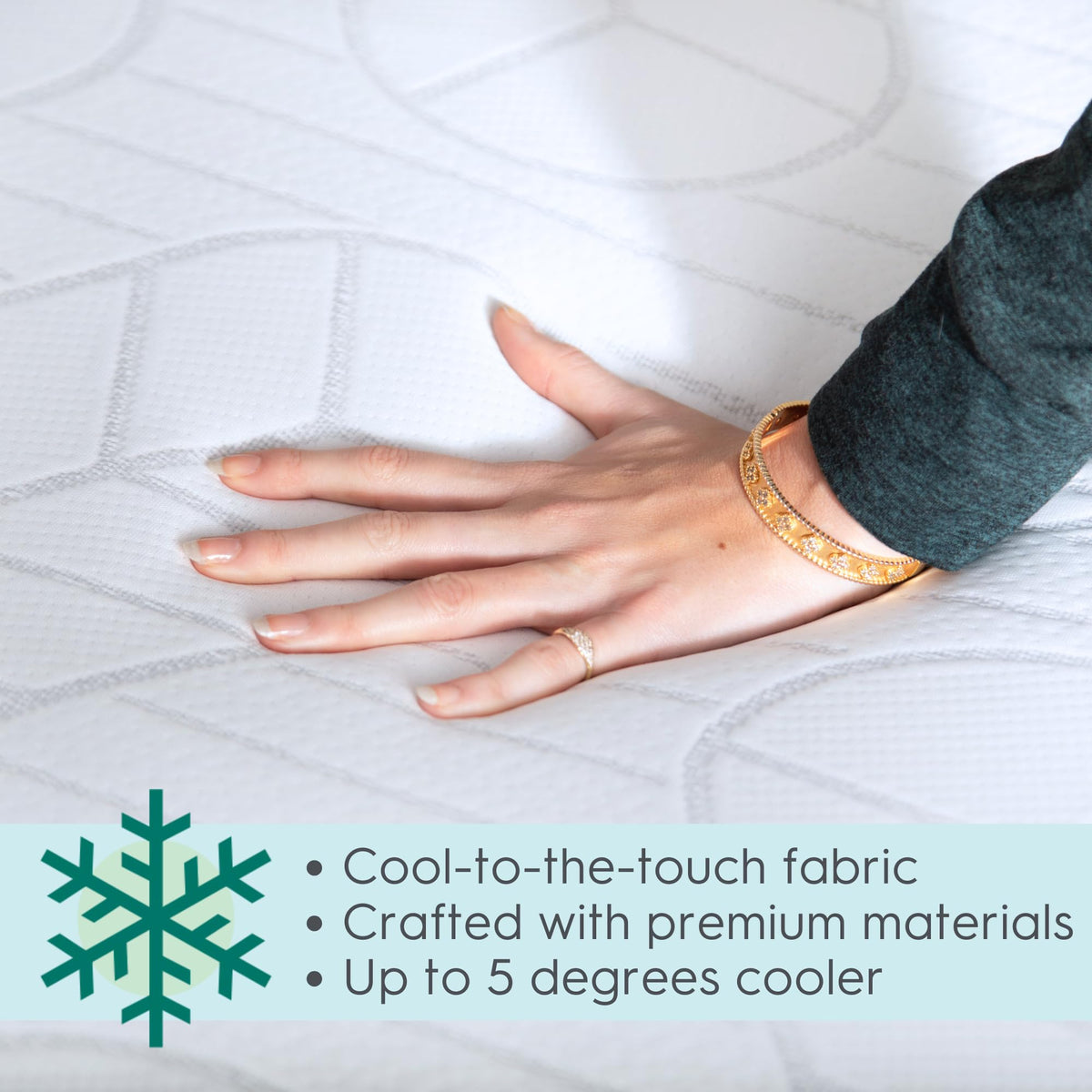 Queen Cooling Gel Memory Foam Mattress Topper