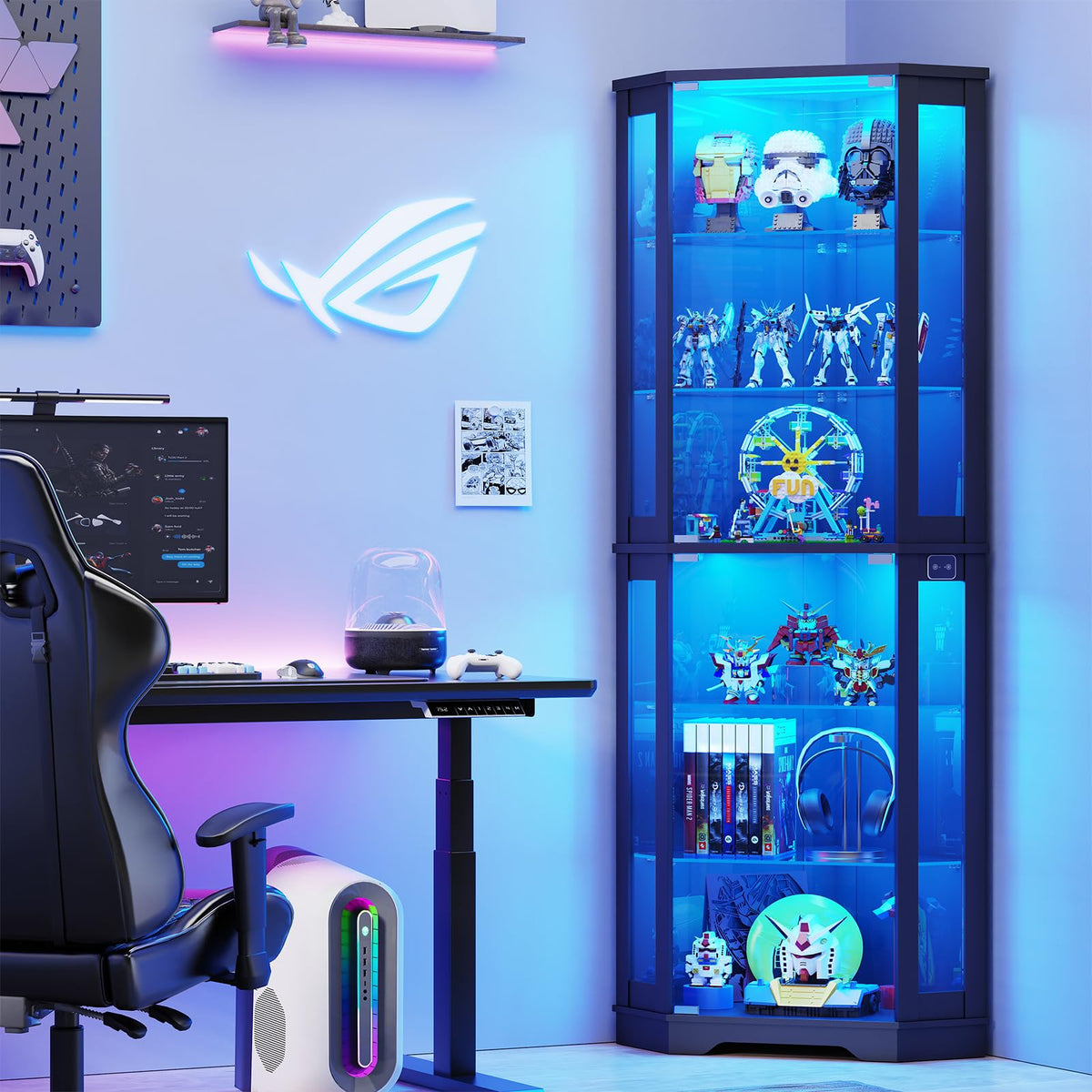 Corner LED Display Cabinet