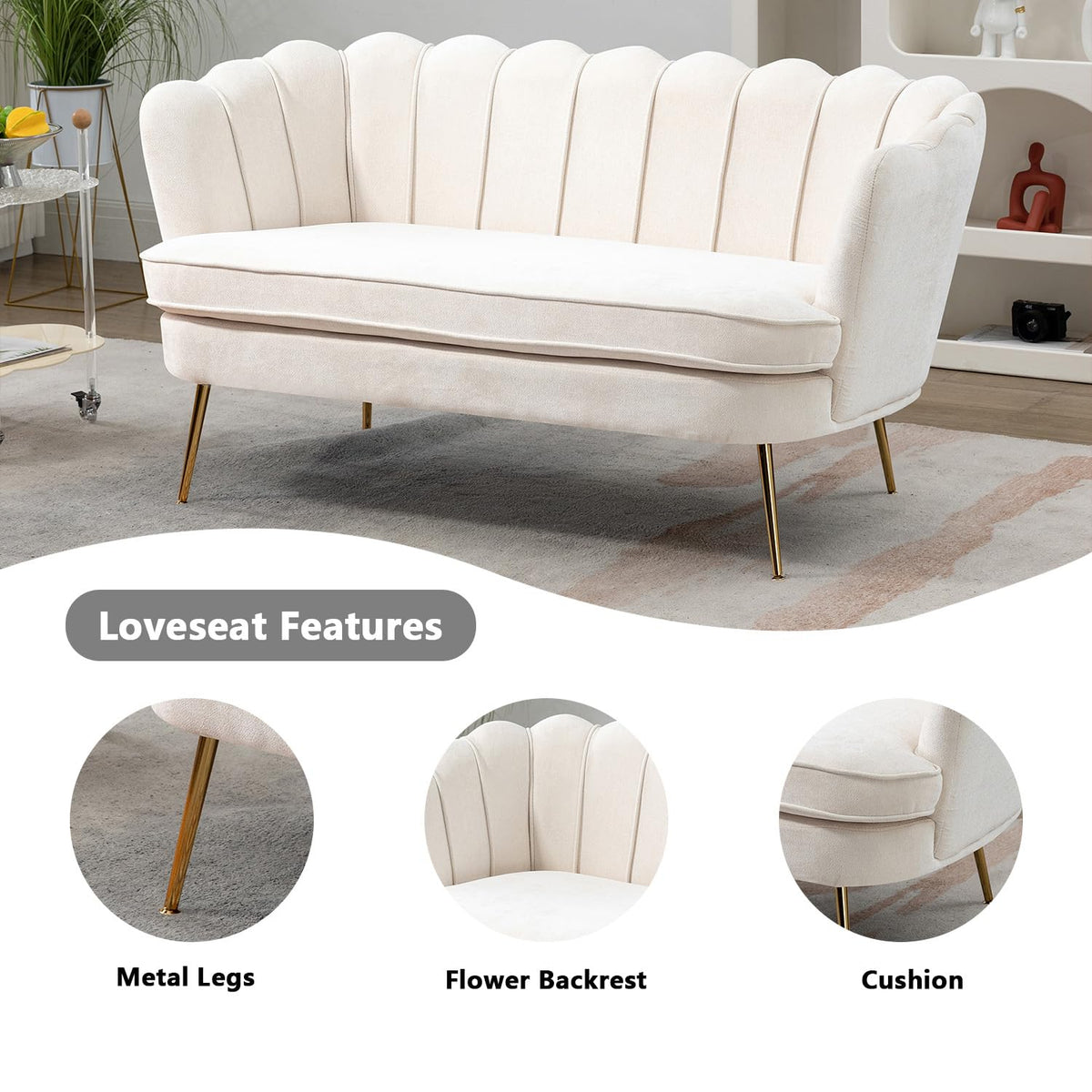 Upholstered Loveseat