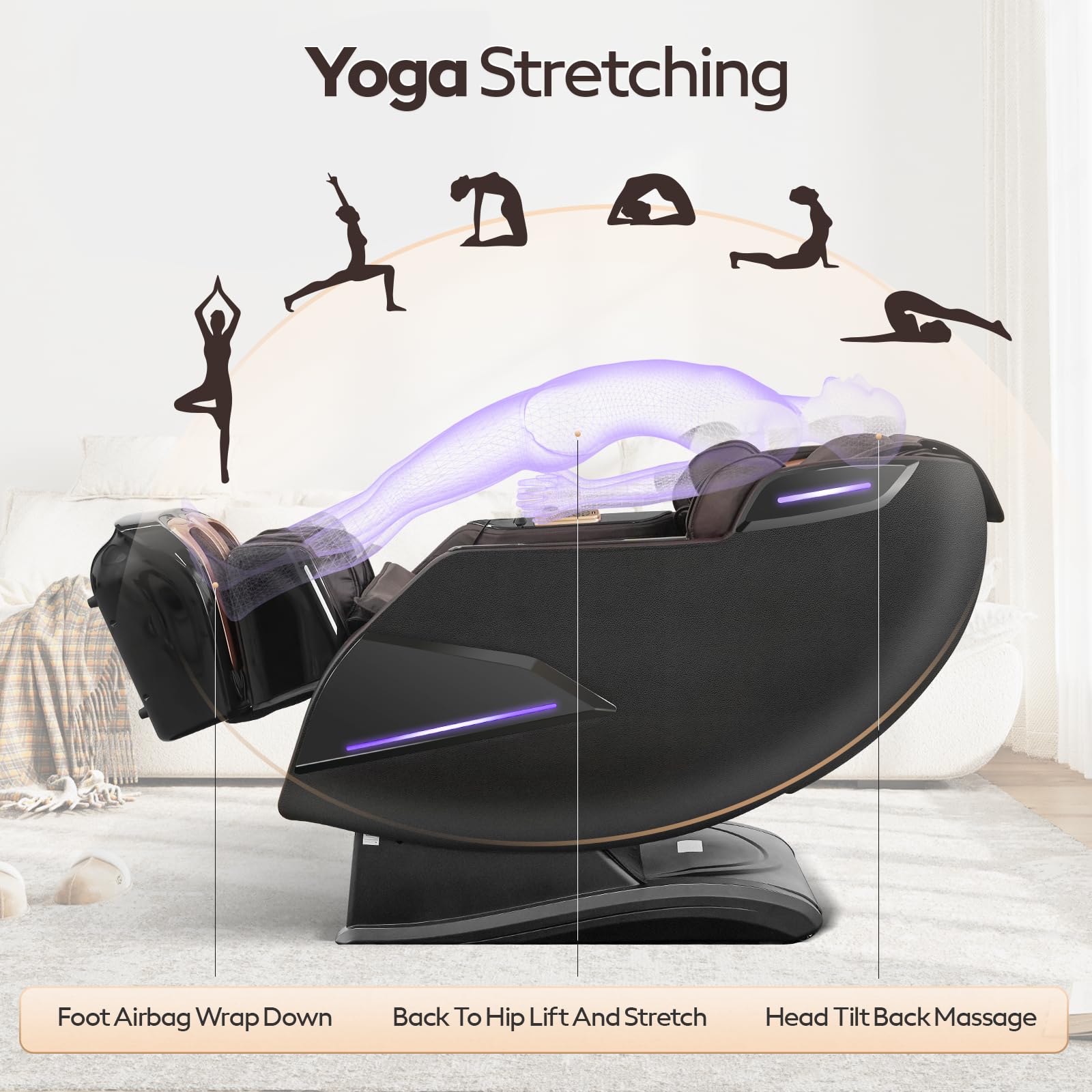 4D Zero Gravity SL-Track Massage Chair