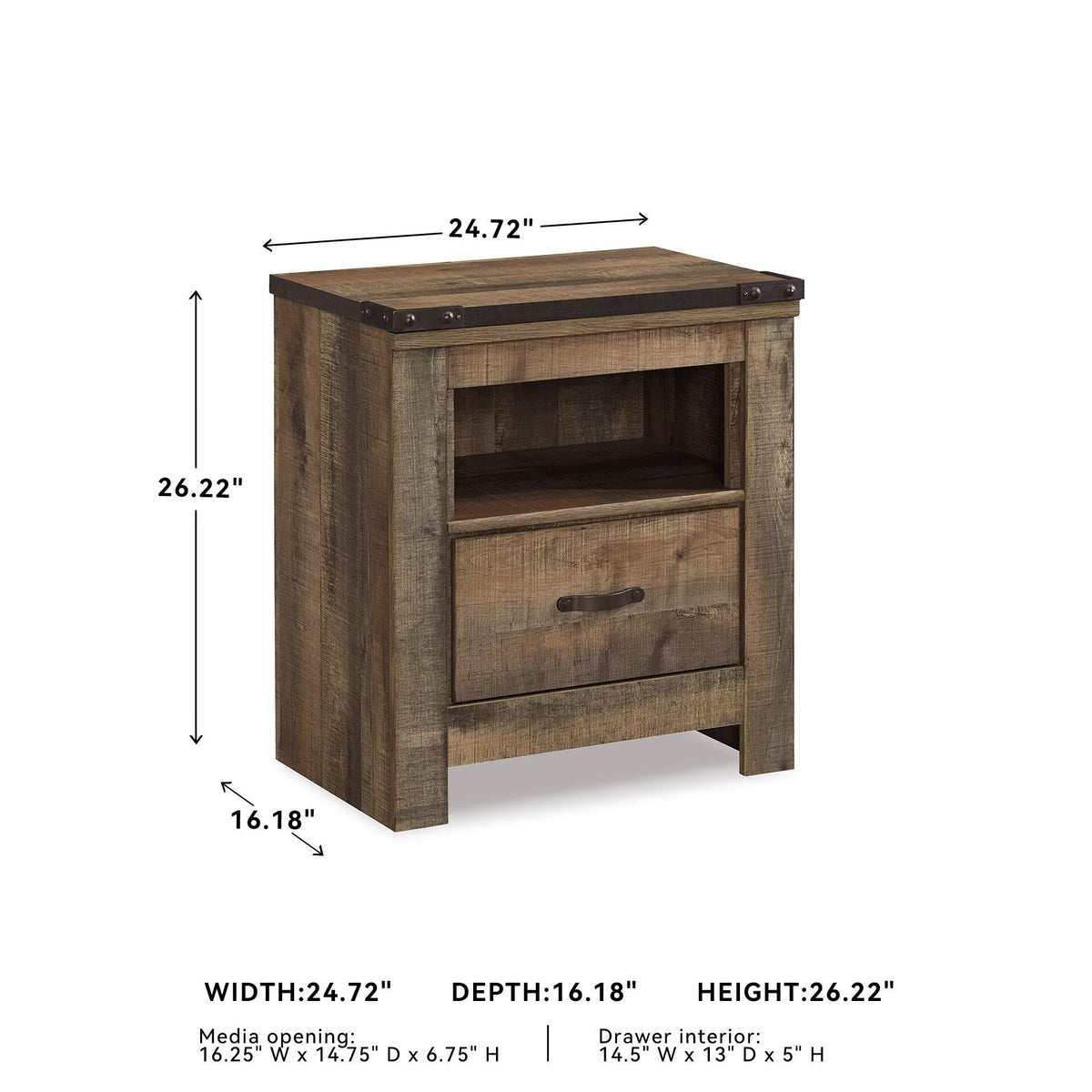 Nightstand with USB Charging