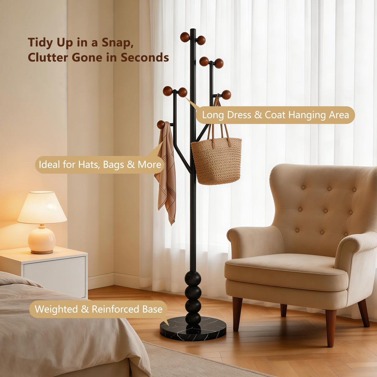 Freestanding Tree Coat Rack