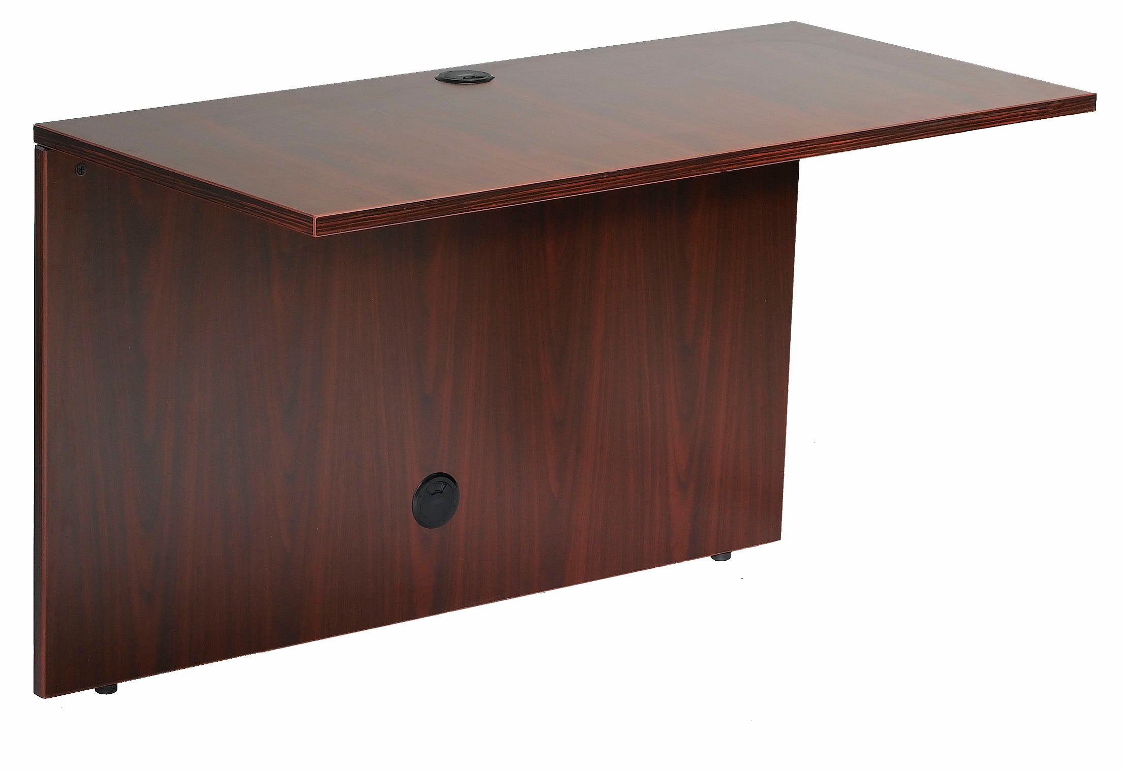 71" Executive U-Shape Desk with Pedestal & Hutch – Mahogany