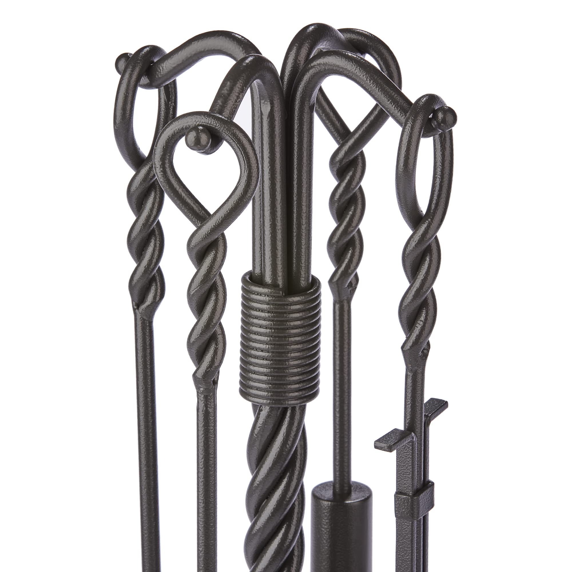 5-Piece Iron Fireplace Tool Set