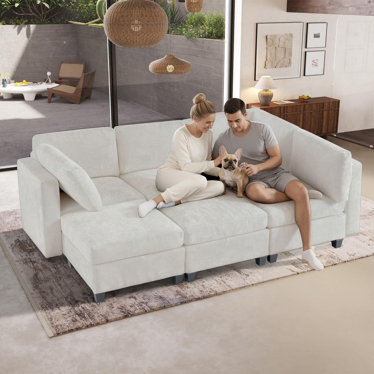 ERYE Comfy Chenille Upholstered Reversible Storage Chaise Lounge Indoor for Living Room Bedroom,Modern Single Chaise Lounge Leisure Recliner Sofa Daybed with Seat Storage