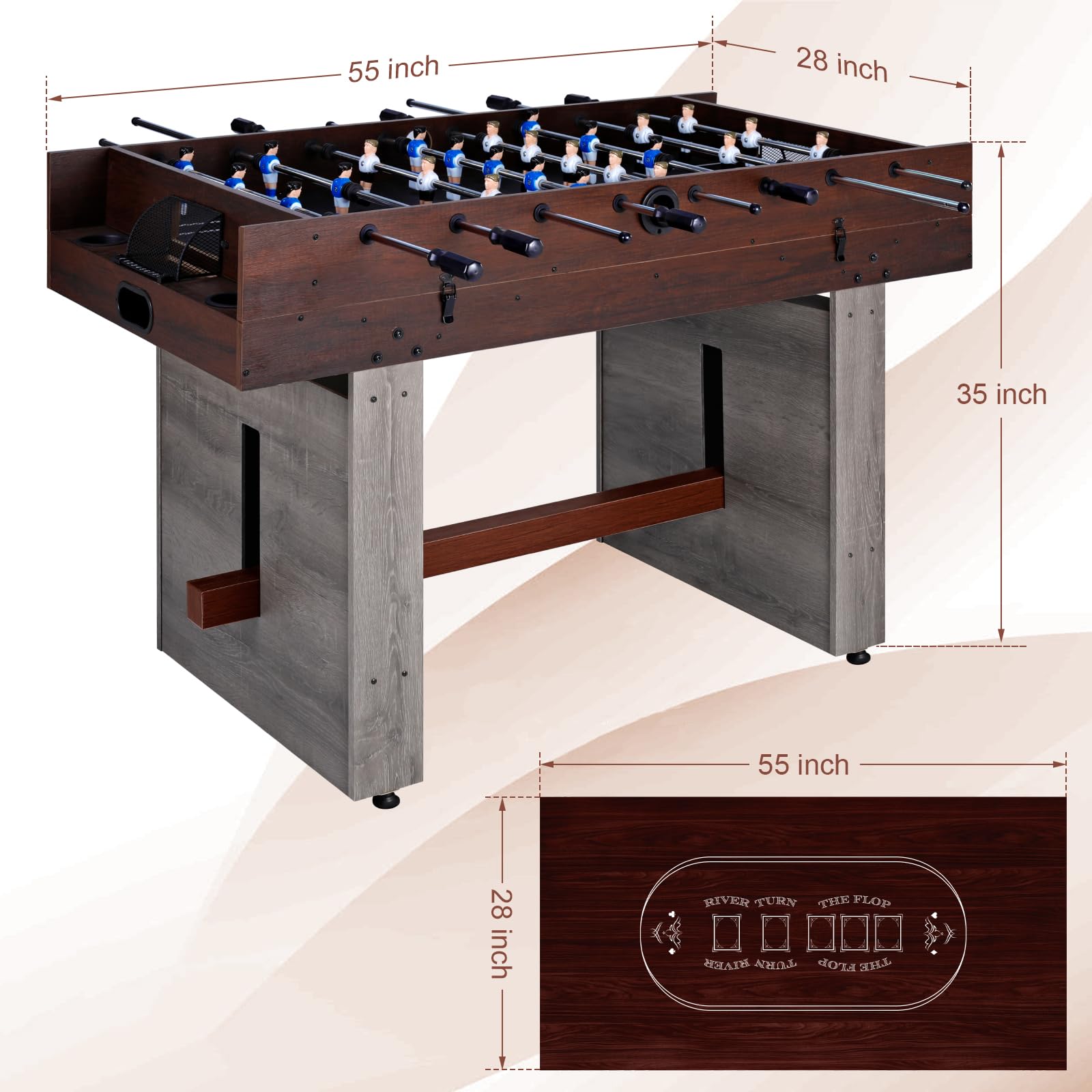 4-in-1 Multi Game Table