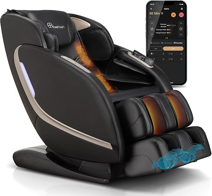 4D SL-Track Full Body Massage Chair with Heat & Zero Gravity