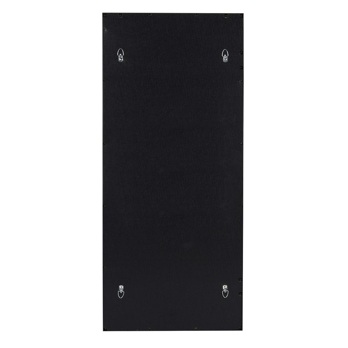 Black Windowpane Wall Mirror