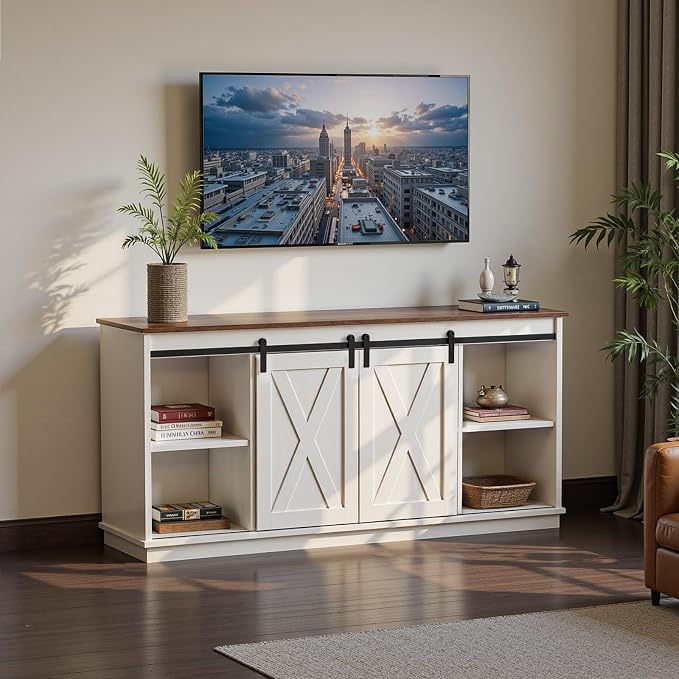 Espresso Farmhouse TV Stand