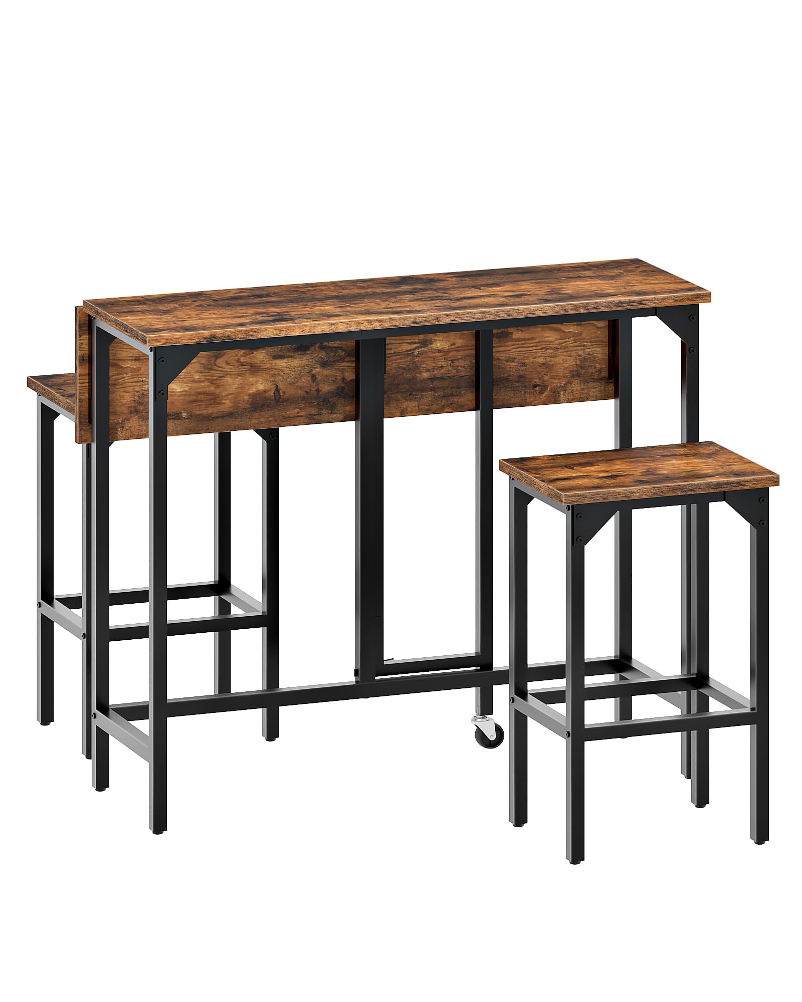 Folding Bar Table & 2-Stool Set