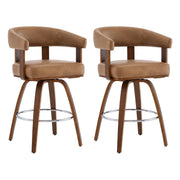 Swivel Counter Height Bar Stools Set of 2