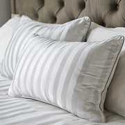 Feather Down Bed Pillows – 500 Thread Count, 100% Cotton Cover