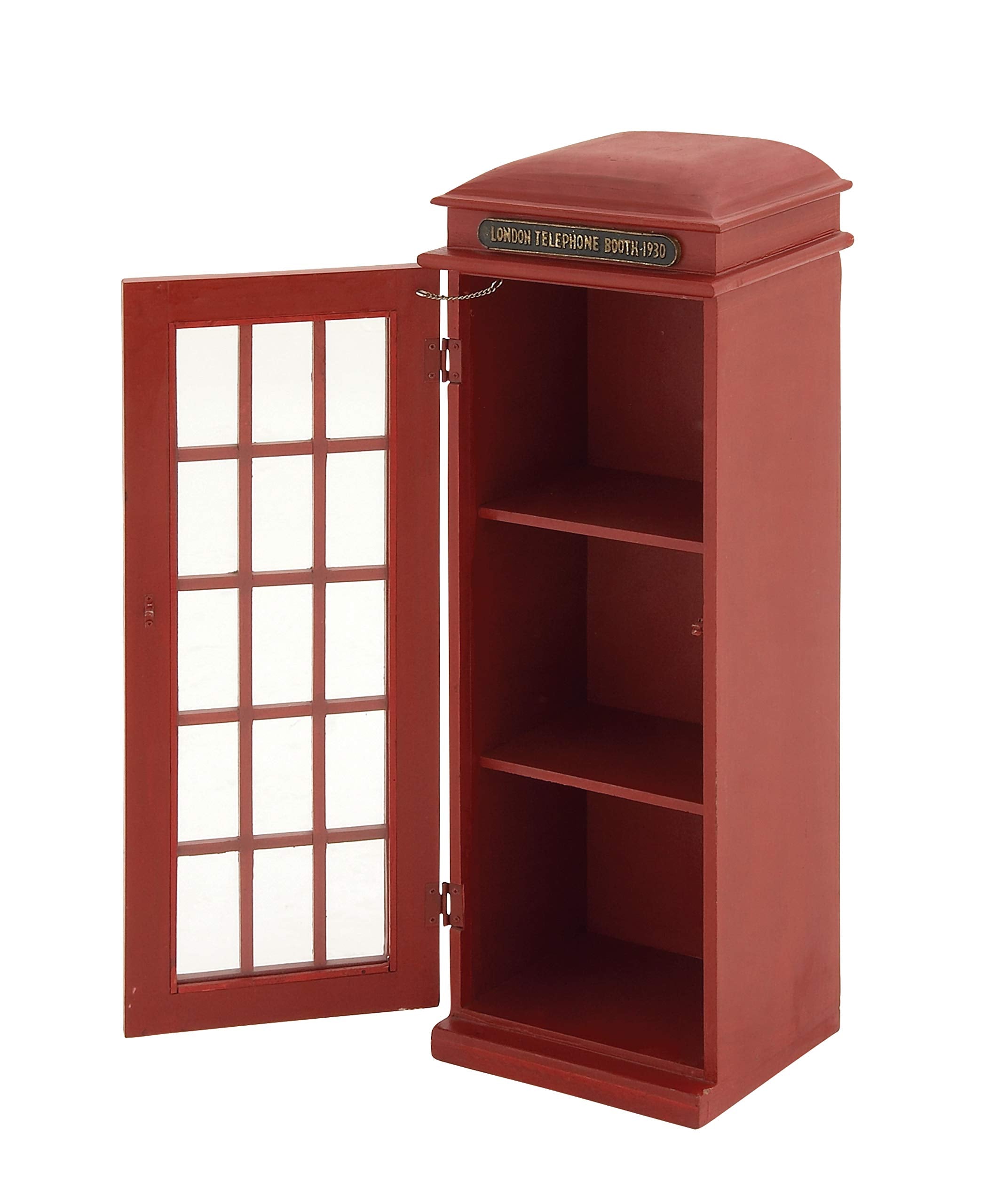 London Telephone Booth Storage Cabinet