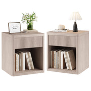 Fluted Drawer Nightstand