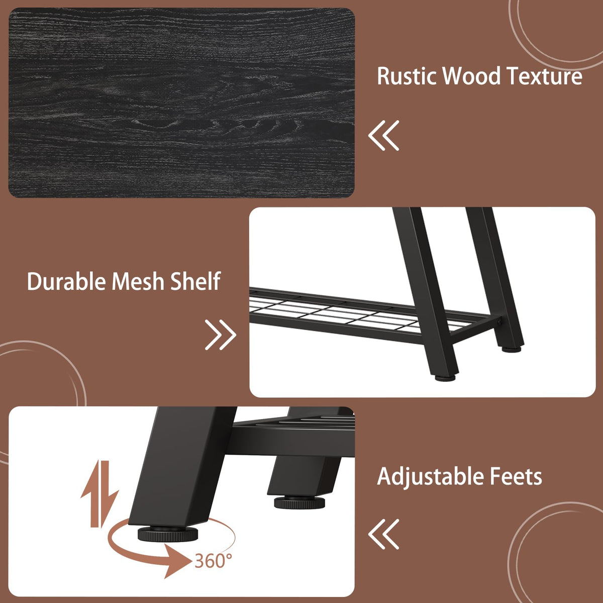 Industrial Shoe Storage Bench