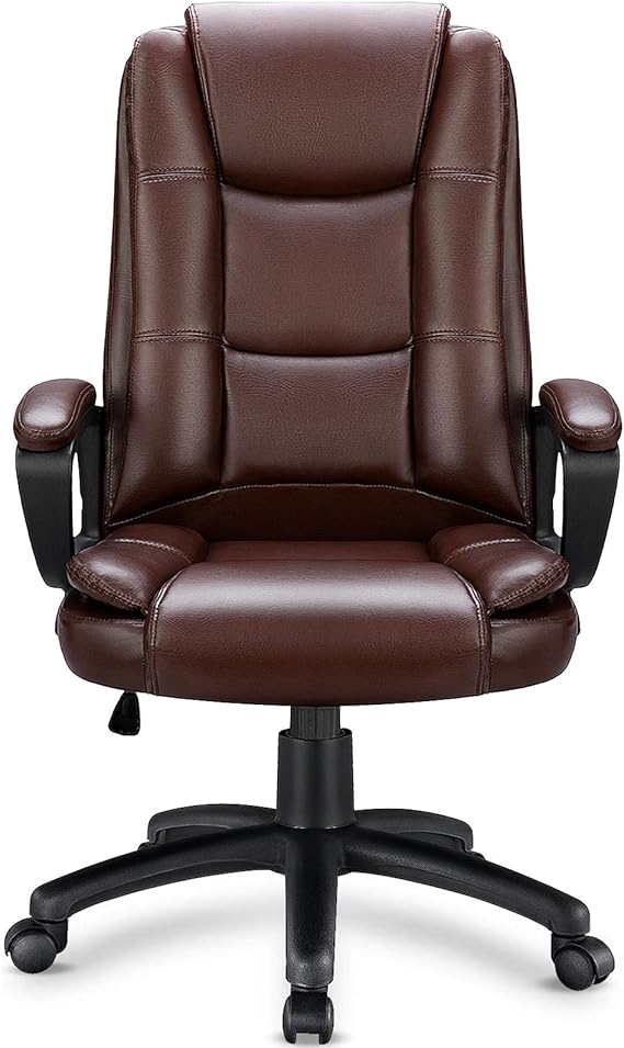 High-Back Leather Executive Office Chair