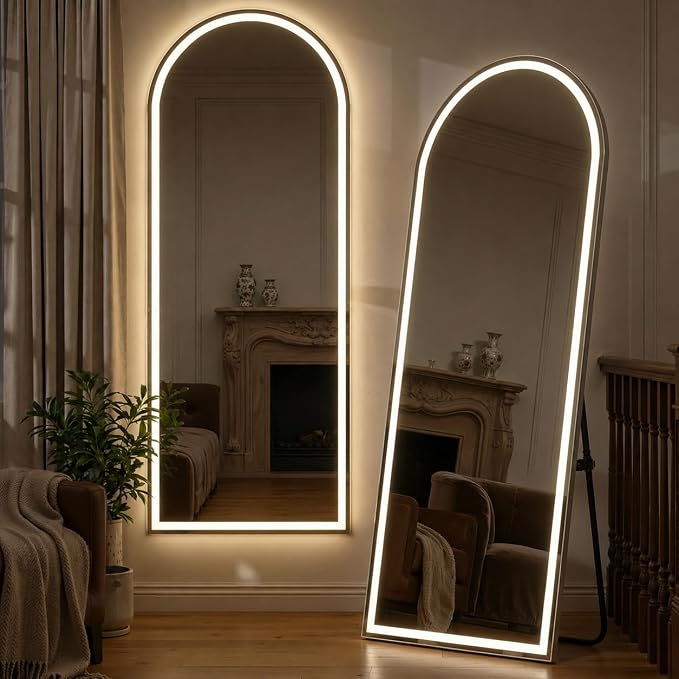 LED Full-Length Floor Mirror