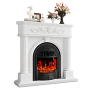 Electric Fireplace with Mantel & TV Stand