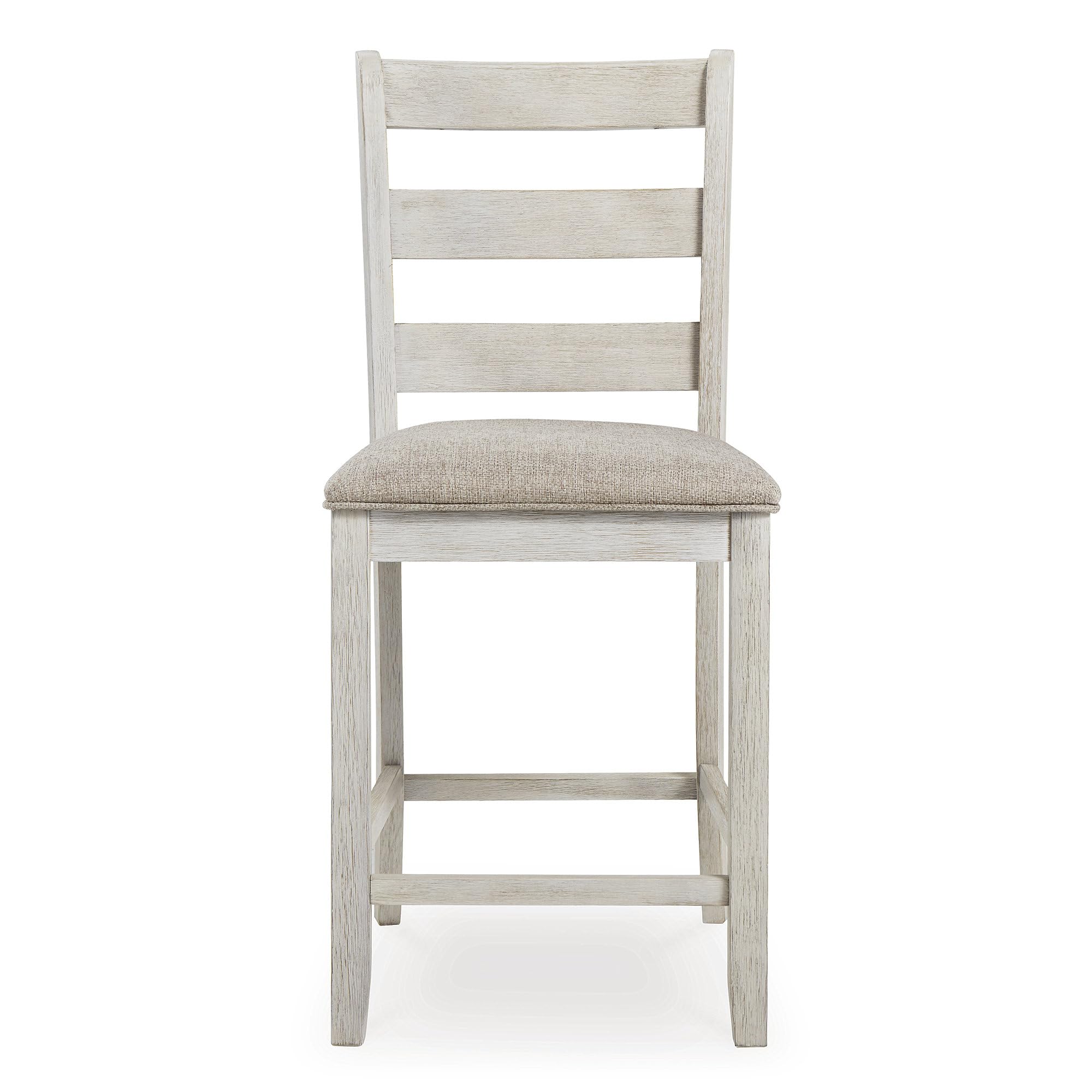 Farmhouse Ladder-Back Counter-Height Bar Stools, Set of 2