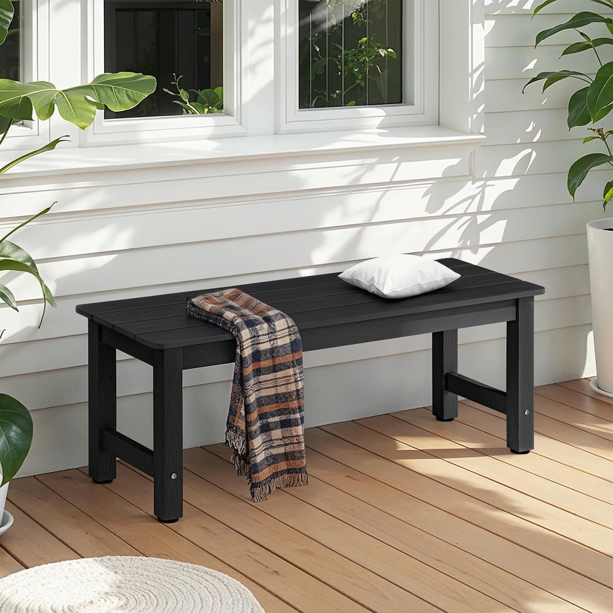 2-Person HDPE Outdoor Bench