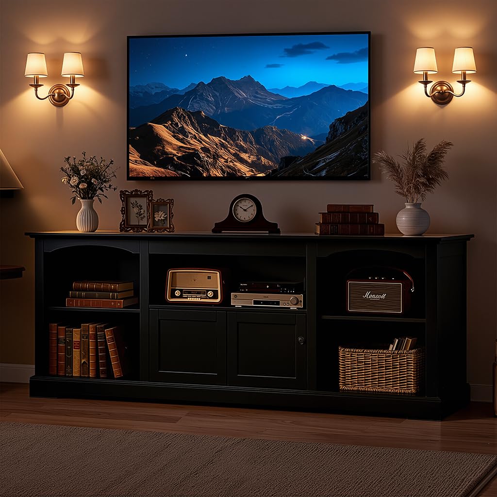 71" Arched Farmhouse TV Stand