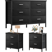 6-Drawer Dresser & Nightstand Set, 3-Piece