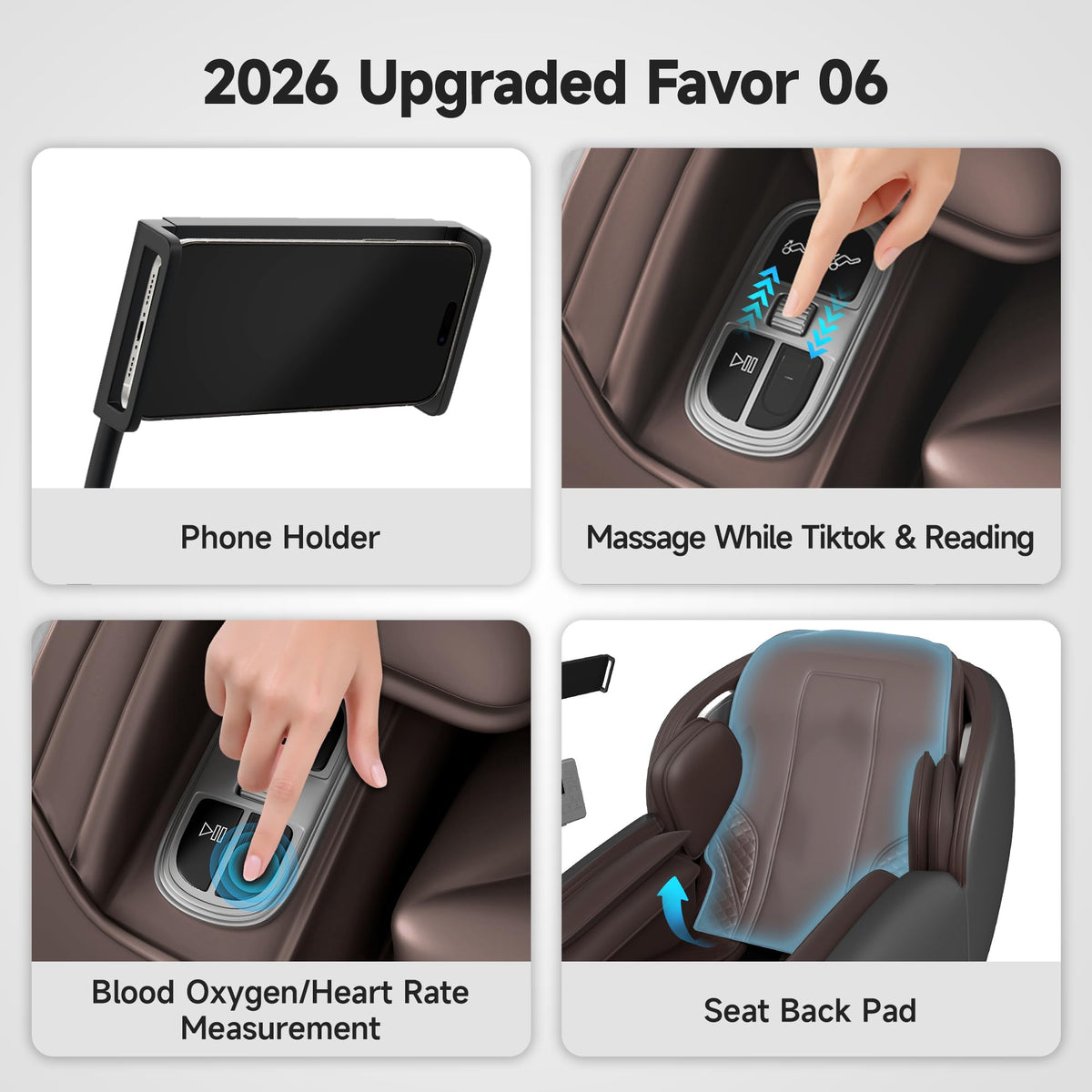 Real Relax 2026 3D Massage Chair Full Body with Unique Phone Controller