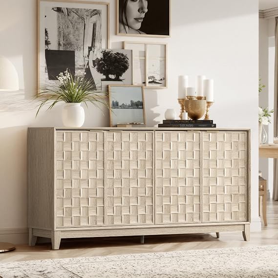Walnut Fluted Sideboard