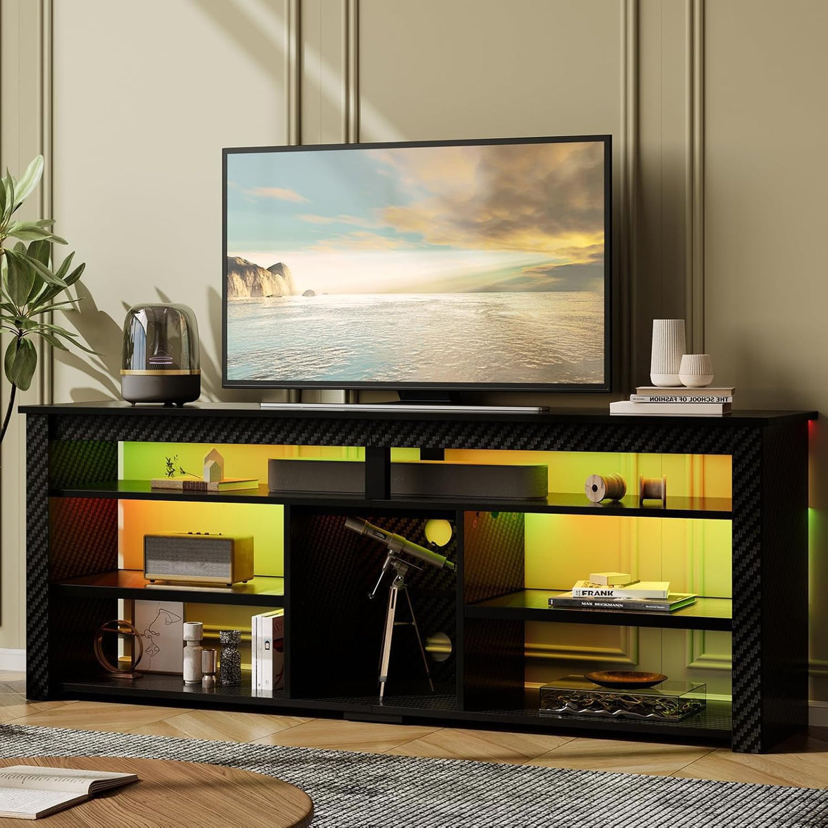 LED TV Stand with Storage