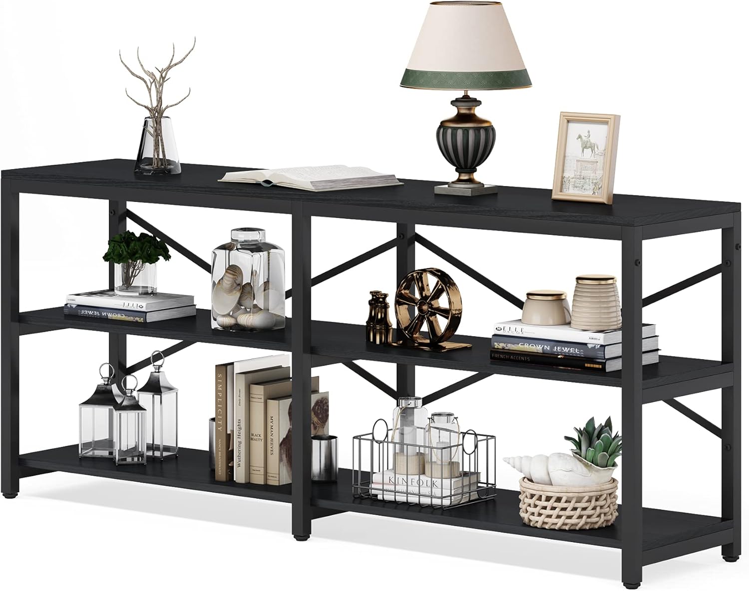3-Tier Sofa Console Table
