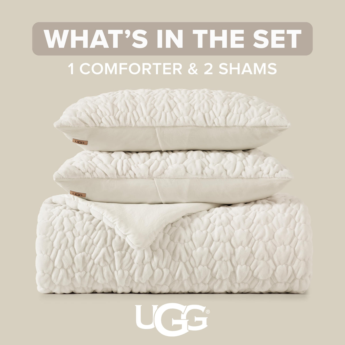 Ruched Microfiber Comforter Set