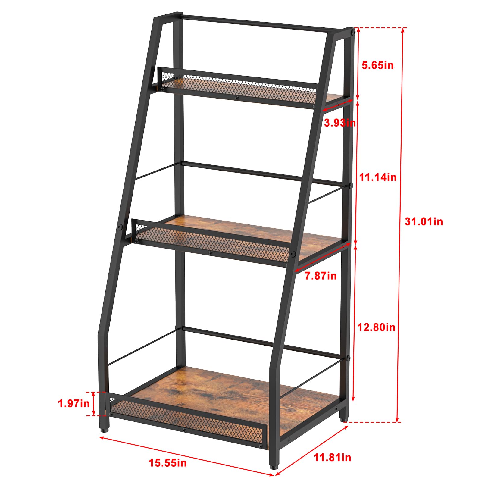 3-Tier Floor Wine & Liquor Rack