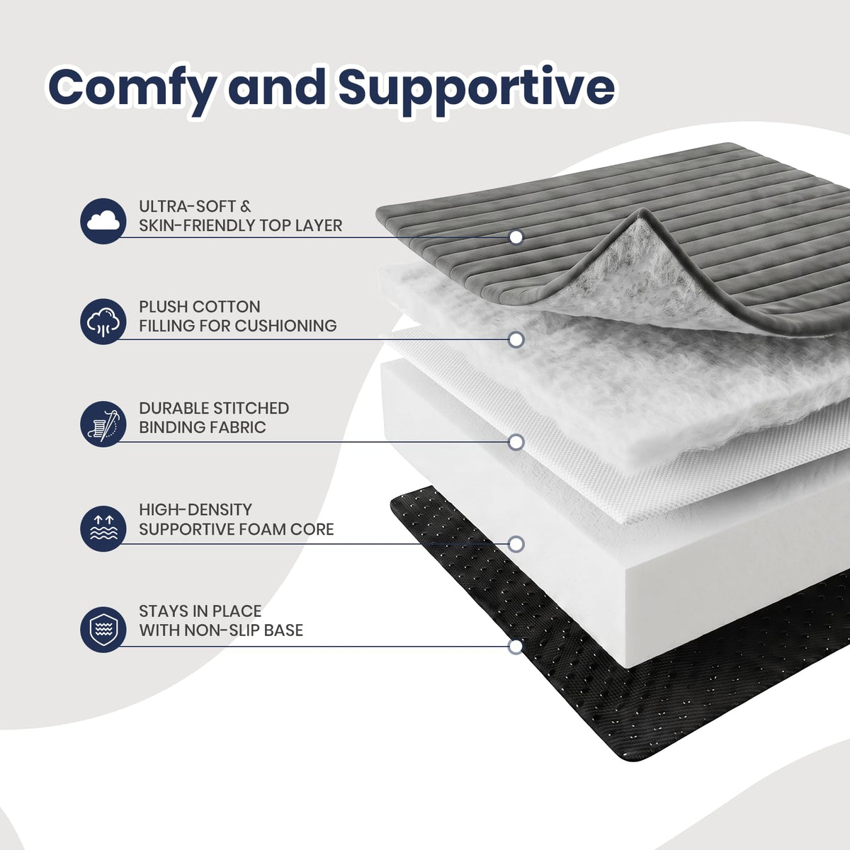 Full Velvet Futon Mattress