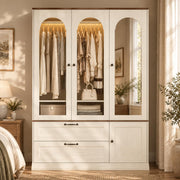 Mirrored Wardrobe with Sensor Light