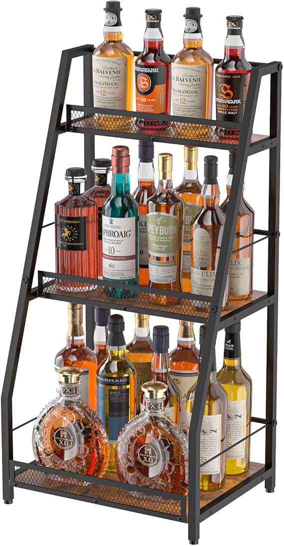 Wine Rack with Mini Bar Table