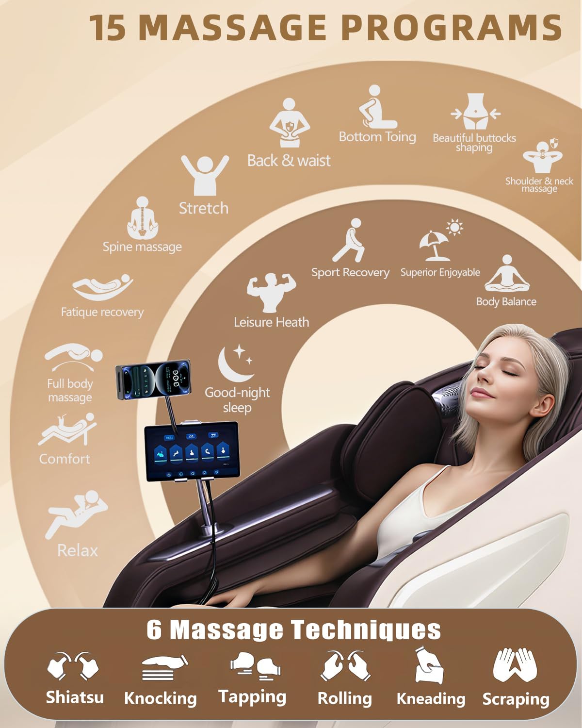 4D Zero Gravity Full Body Massage Chair
