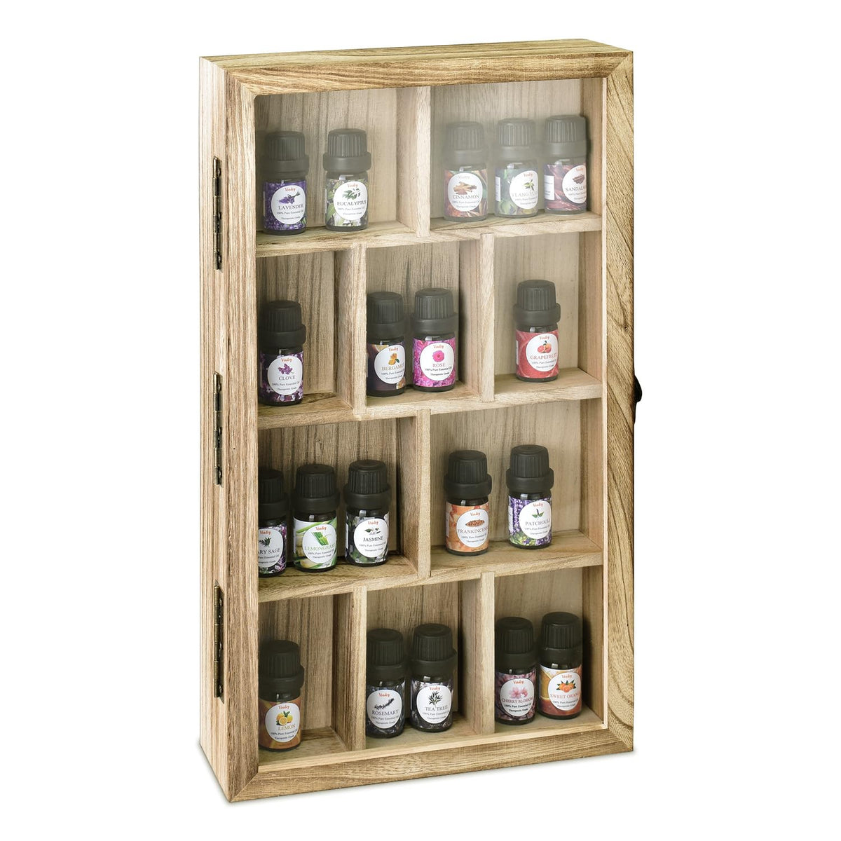 Wall-Mounted Wood Display Case