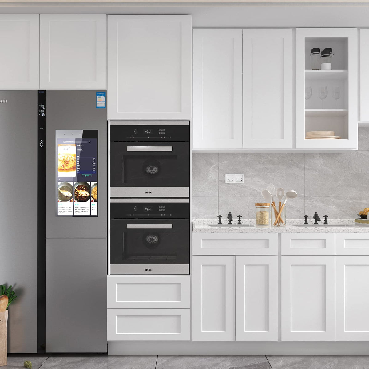 White Shaker Bathroom Vanity Base Cabinet