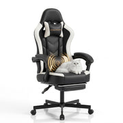 Ergonomic Gaming Chair with Footrest & Lumbar Support