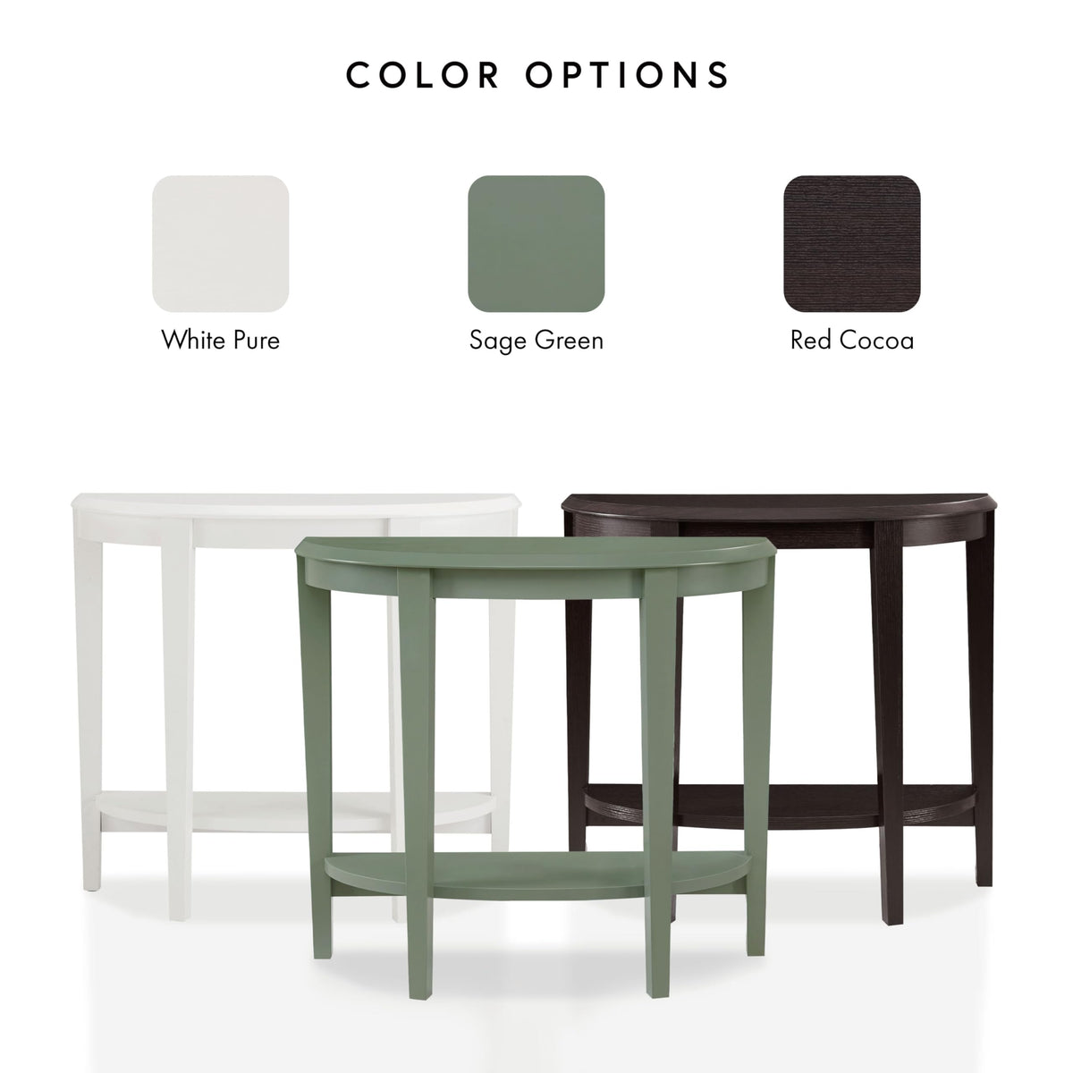 Half-Moon Console Table