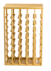 40-Bottle Pine Wine Rack