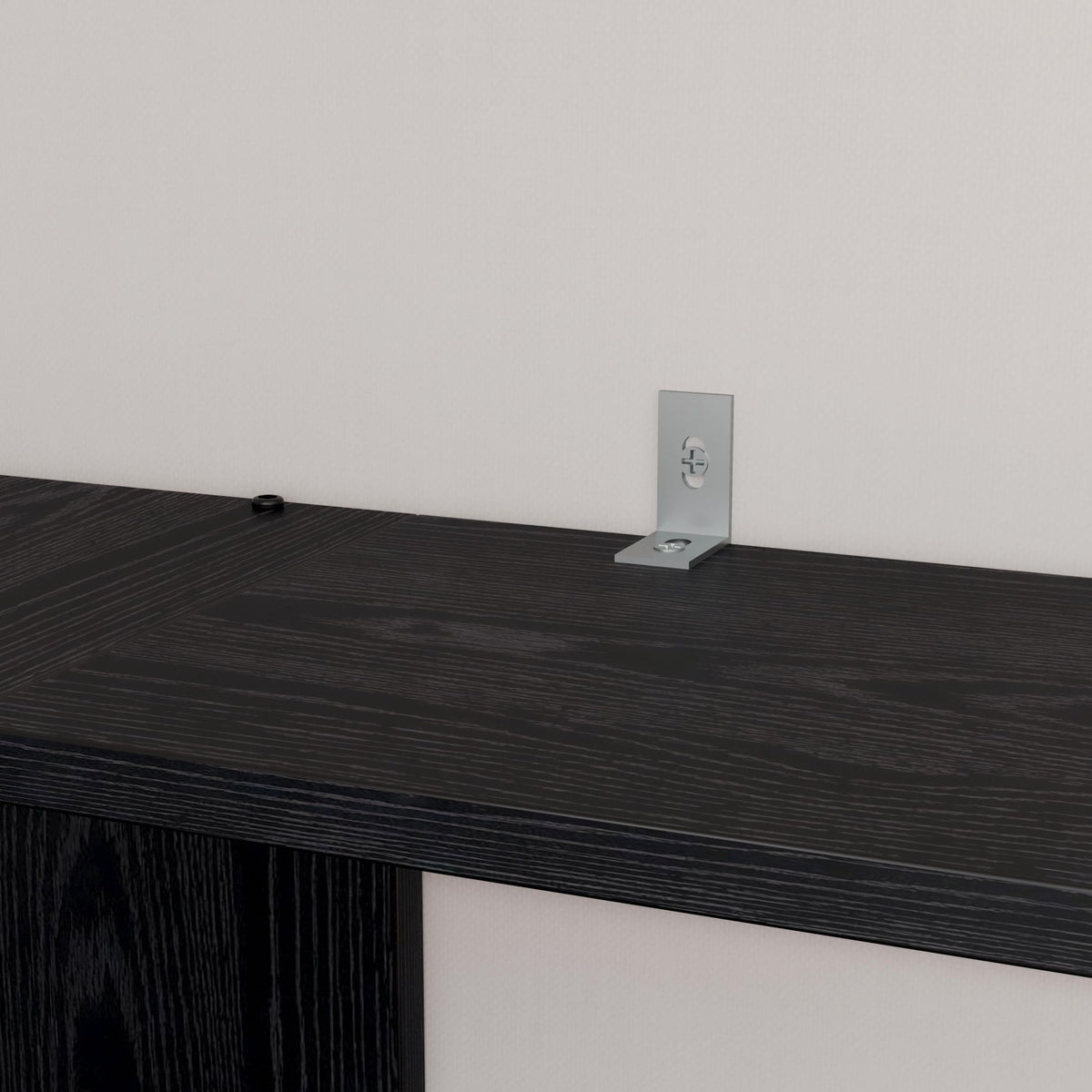 IRONCK Corner Book Shelf 6 Tiers with Baffles