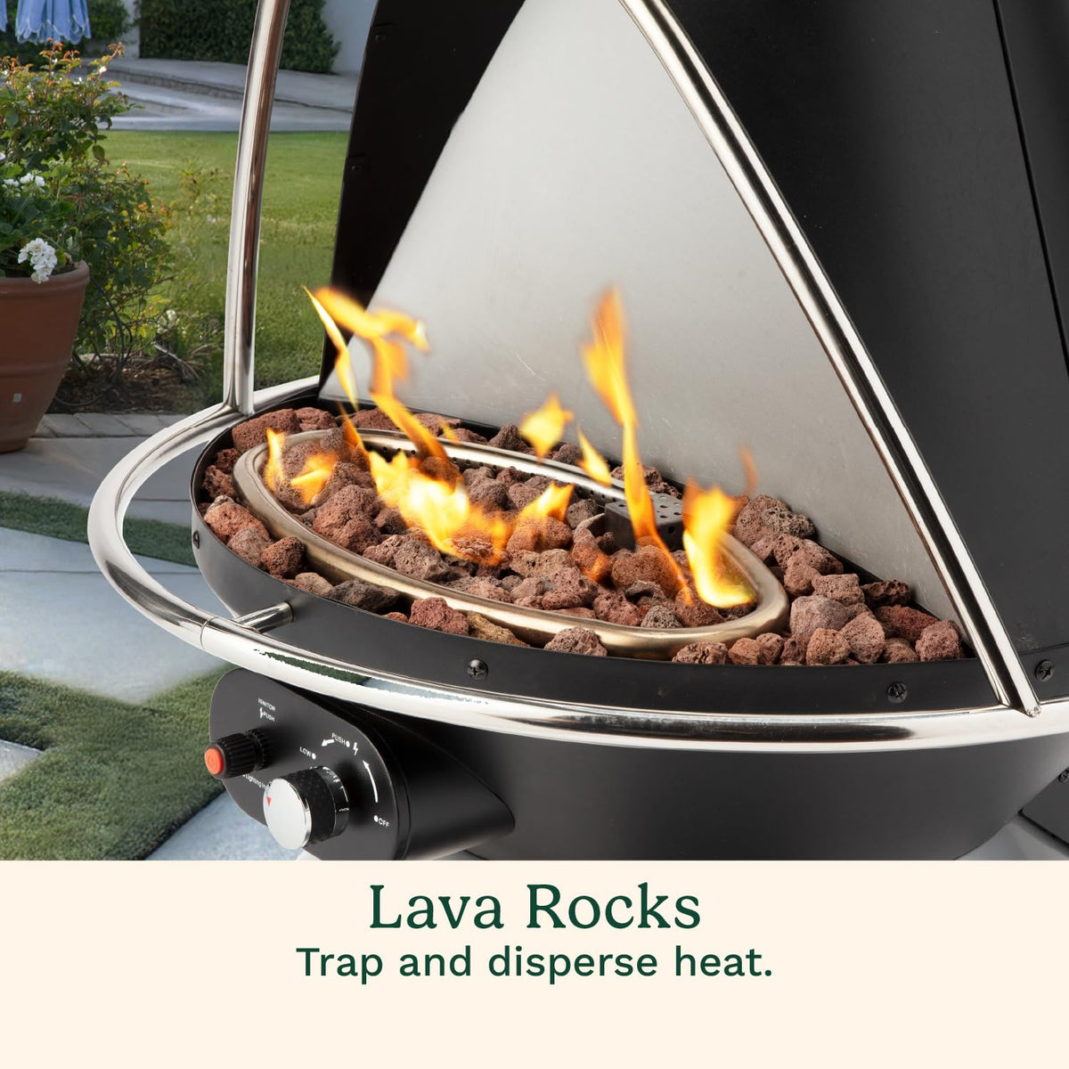 Chimenea Propane Fire Pit
