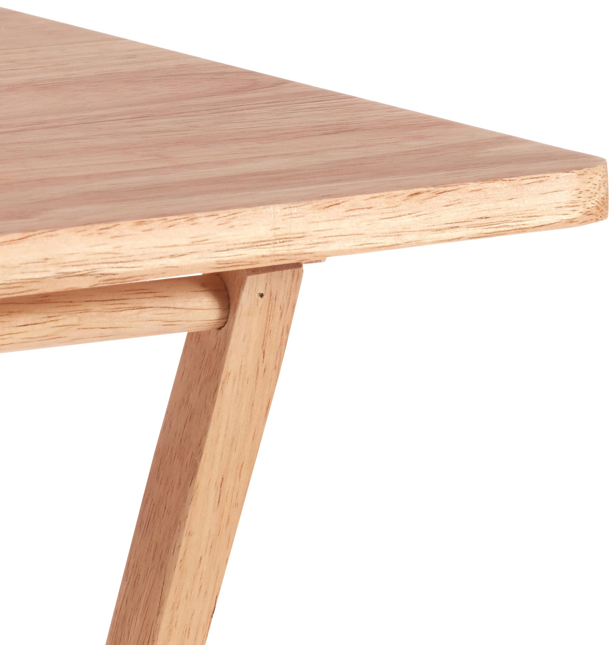 Folding TV Tray Tables with Storage Rack, Set of 4