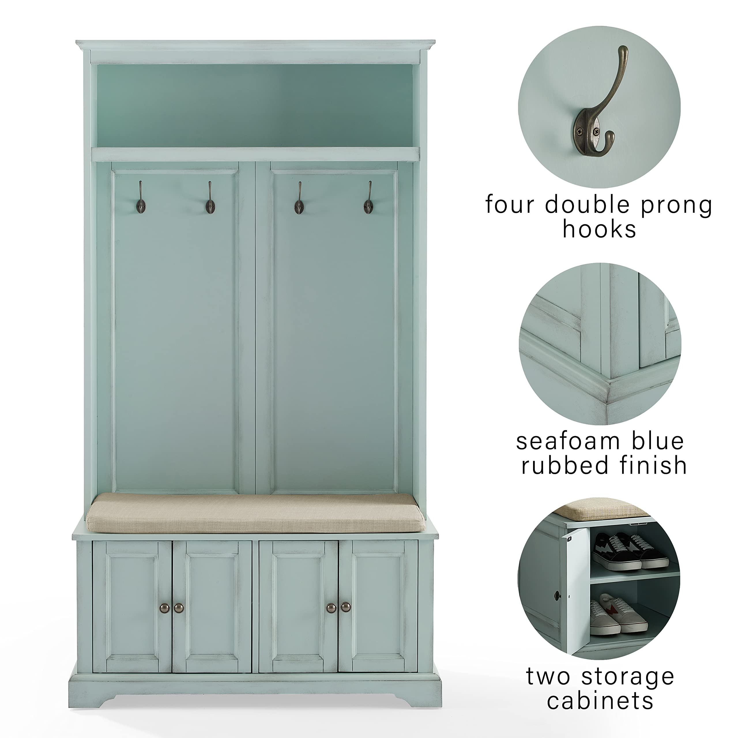 Holbrook Hall Tree with Shoe Storage & Bench