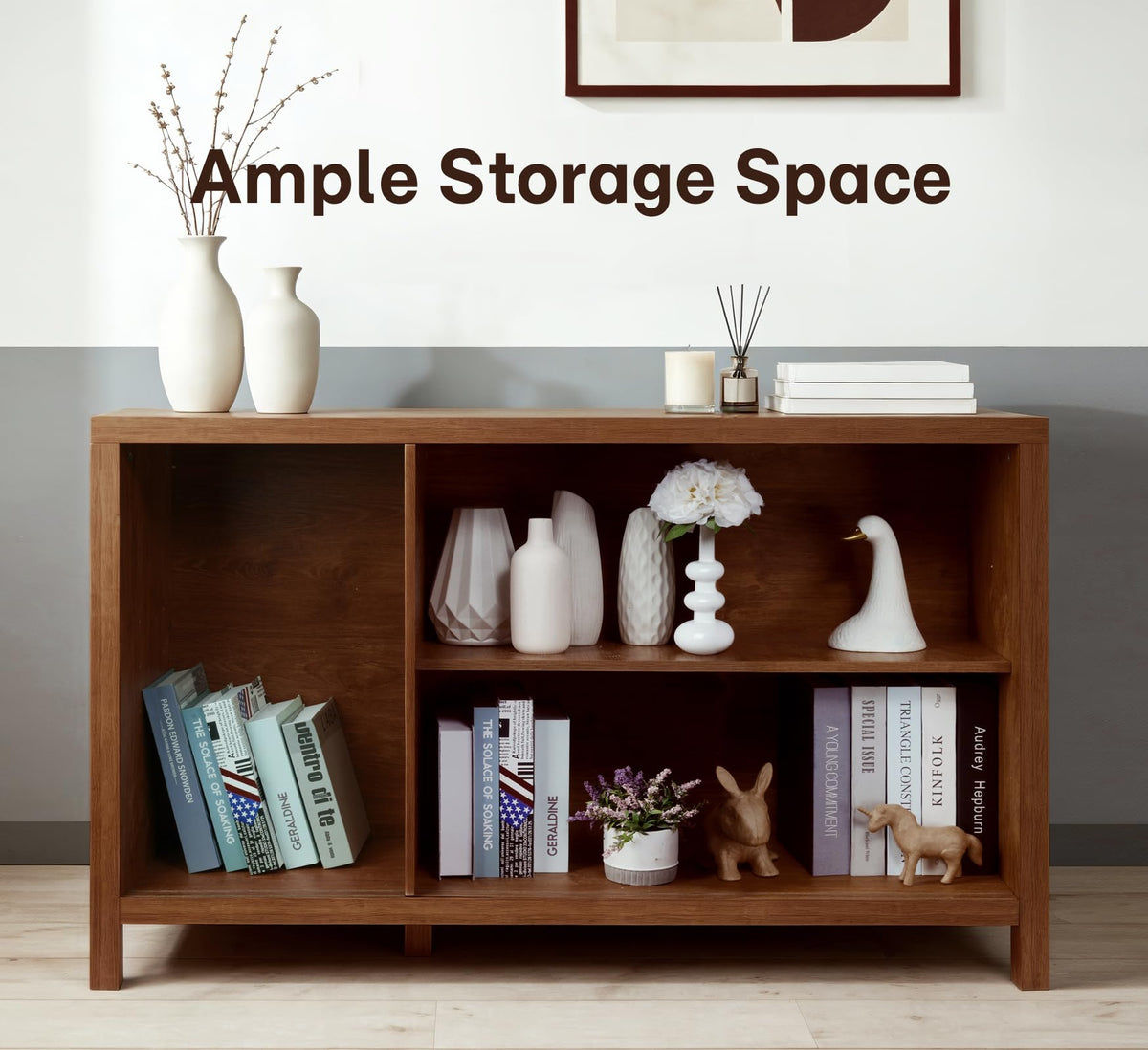 Espresso Fluted Sideboard Cabinet
